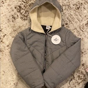 Princess Polly Keir houndstooth puffer